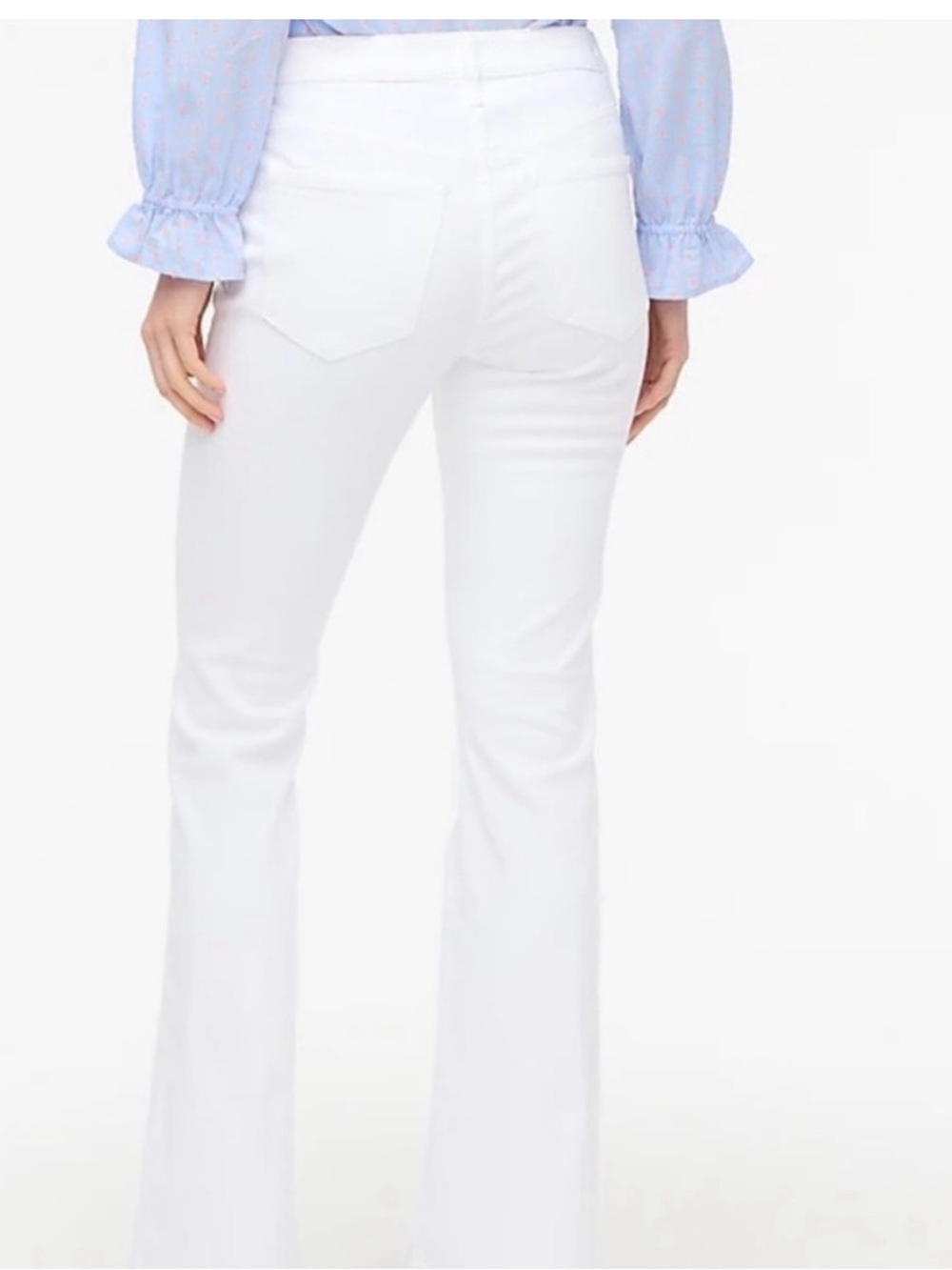 J. Crew White Curvy Demi Boot-Cut Jeans - Picture 2 of 6